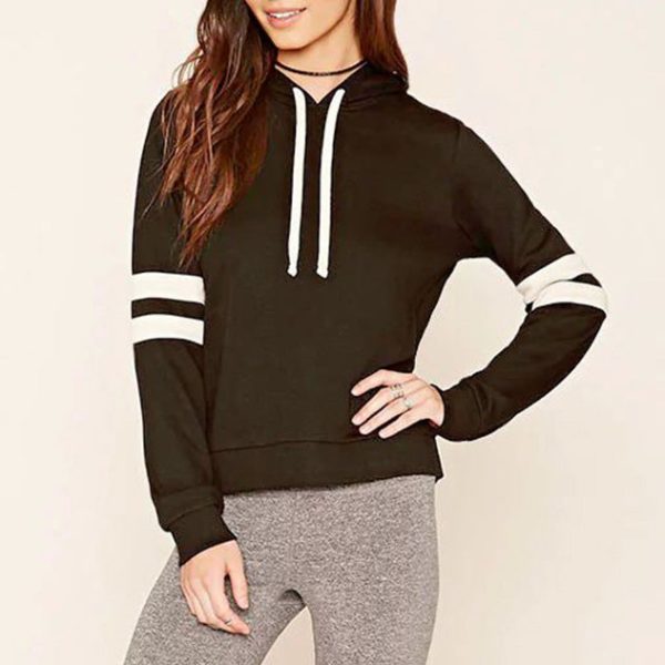 Turtleneck Slash Plain Hoodie Sweatshirt Pullover